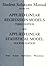 Student Solutions Manual for Use With Applied Linear Regression Models (3rd) and Applied Linear Statistical Model (4th)