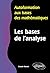 Les bases de l'analyse