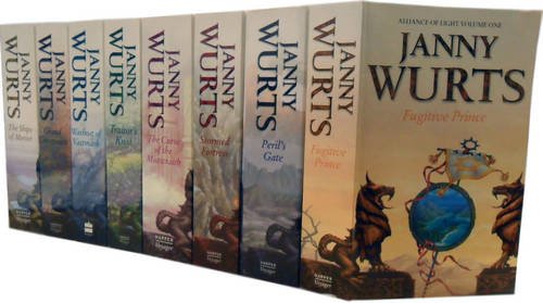 Janny Wurts Collection: Warhost Of Vastmark, Grand Conspiracy, The Ship Of Merior, Fugitive Prince, Peril's Gate, Stormed Fortress, The Curse Of The Mistwraith, Traitor's Knot