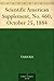Scientific American Supplement, No. 460, October 25, 1884