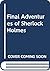 The Final Adventures of Sherlock Holmes