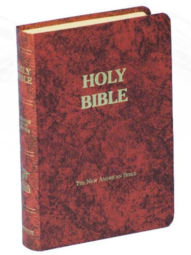 The New American Bible: Burgundy, Fireside Study Edition