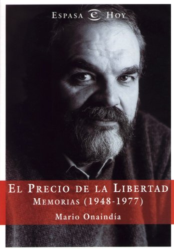 Portada de El precio de la libertad, de Mario Onaindia
