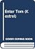 Enter Tom (Kestrel)