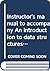 Instructor's manual to acco...