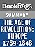 Summary & Study Guide The Age of Revolution: Europe 1789-1848 by E. J. Hobsbawm