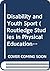 Disability and Youth Sport by Hayley Fitzgera