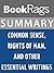 Summary & Study Guide Common Sense, Rights of Man, and Other Essential Writings by Thomas Paine
