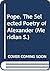 The Selected Poetry of Alexander Pope
