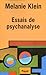 Essais de psychanalyse