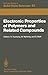 Electronic Properties of Polymers and Related Compounds: Proceedings of an International Winter School, Kirchberg, Tirol, February 23 – March 1, 1985 (Springer Series in Solid-State Sciences)