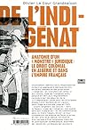 De L'indigénat