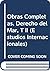 Obras Completas, T II: Dere...