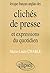 Lexique français/anglais des Clichés de presse et expressions... by Marie-Laure Chable