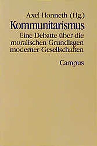 Kommunitarismus. (Paperback)