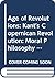 Age of Revolutions: Kant's ...