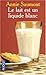 Le lait est un liquide blanc