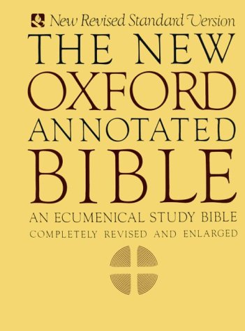The New Oxford Annotated Bible: New Revised Standard Version (NRSV), indexed
