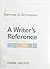 A Writer's Reference [with Exercises, Large Format]
