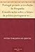 Portugal Perante a Revolução de Hespanha Considerações Sobre O Futuro Da Politica Portugueza No Ponto de Vista Da Democracia Iberica