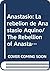 Anastasio: La rebelion de Anastasio Aquino/ The Rebellion of Anastasio Aquino (Biblioteca Alejandrina) (Spanish Edition)