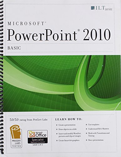 Powerpoint 2010: Basic + Certblaster (Paperback)