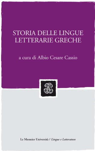 Storia delle lingue letterarie greche (Paperback)