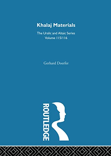 Khalaj Materials (Hardcover)