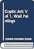 Coptic Art: Vol 1. Wall Pai...