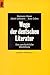 Wege der deutschen Literatur. Eine geschichtliche Darstellung. (German Edition)
