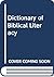 Dictionary of Biblical Literacy