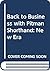 Back to Business with Pitman Shorthand: New Era - Pack