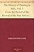 The History of Painting in Italy, Vol. 1 From the Period of the Revival of the Fine Arts to the End of the Eighteenth Century