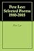 Pete Lee: Selected Poems 19...