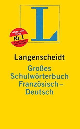 Langenscheidt Grosse Schulwörterbücher Französisch-Deutsch (Hardcover)
