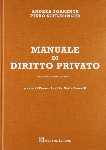 Manuale di Diritto Privato (Hardcover)