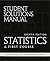 Student Solutions Manual for Statistics by John Freund