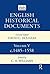 English Historical Documents: Volume 5 1485-1558