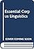 Essential Corpus Linguistics