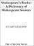 Shakespeare's Books: A Dictionary of Shakespeare Sources (Continuum Shakespeare Dictionaries)
