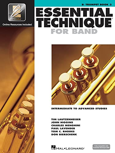 Essential Elements For Band - Bb Trumpet Book 3 with EEi Online Resources | Bb Trumpet Method Songbook and Sheet Music for School Band Students and Teachers | Intermediate to Advanced Studies (Paperback)