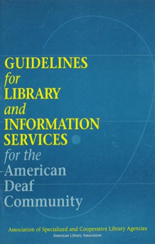 Guidelines for Lib & Info Serv (Paperback)