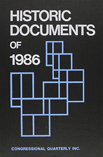 Historic Documents of 1986 (Hardcover)