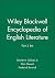 Wiley Blackwell Encyclopedi...