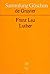 Luther (Sammlung Gaschen) (German Edition)