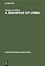 A Grammar of Limbu