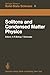 Solitons and Condensed Matter Physics by Alan R. Bishop