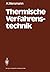 Thermische Verfahrenstechnik by A. Mersmann