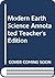 Modern Earth Science, Annotated Teacher's Edition