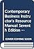 Contemporary Business Instructor's Resource Manual Seventh Edition (Instructor's Resource Manual Volume l, chapter 1-12 seventh edition)